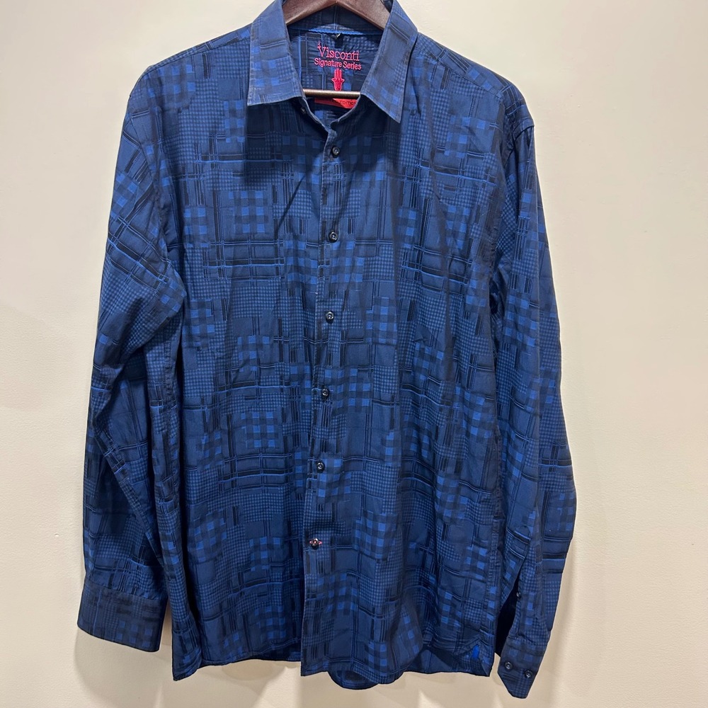 Visconti‎ Signature Blue button down size XL